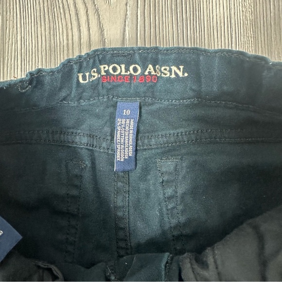 Kids US Polo Assn Black Jeans Boys Size 10 Straight Classic - Picture 3 of 4